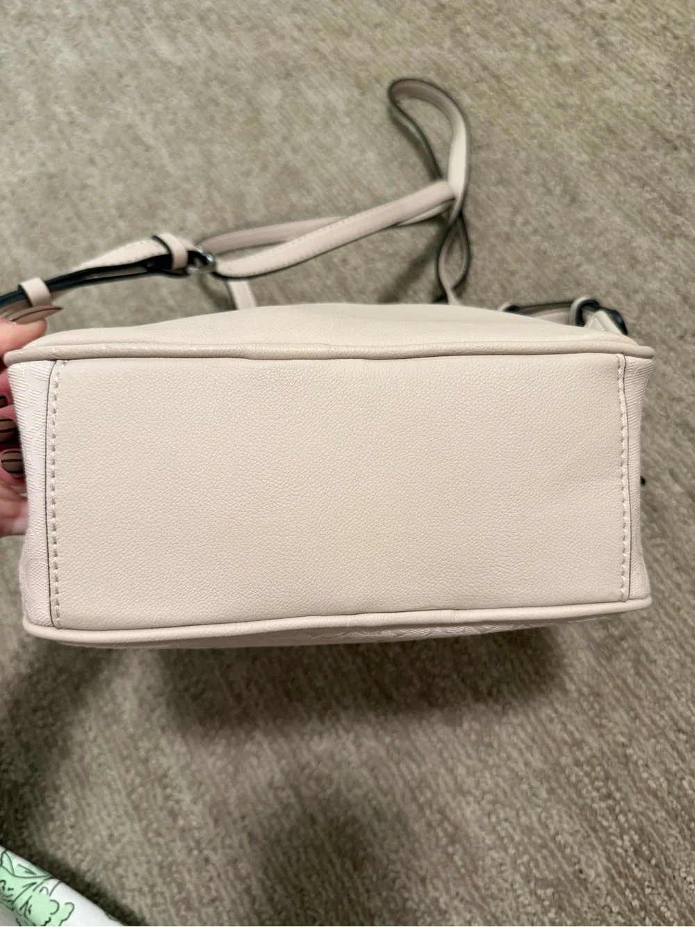 GUESS Light Pink Patent Mini Backpack